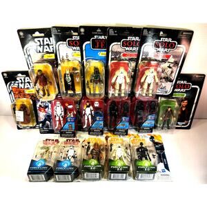 Hasbro Star Wars Various Series ACTION FIGURE LOT OF 16, Open Package, New!